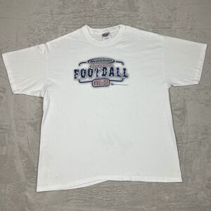 Bud Light Because It's Football Hanes Heavyweight T-Shirt Men's XL Super‎ Bowl